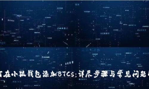 如何在小狐钱包添加BTCs：详尽步骤与常见问题解答